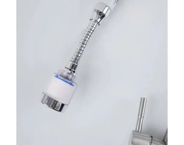 (Combo 02) Đầu nối vòi nước tích hợp bông lọc hoạt tính xoay 360