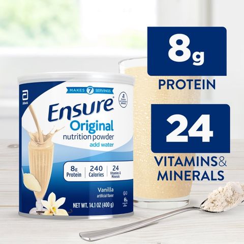 Sữa Ensure Mỹ - Hỗ trợ loãng xương bổ sung dưỡng chất sắt và canxi