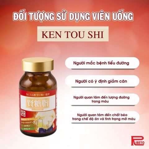 (DATE 2029) Viên Uống KenToushi Ribeto 180 Viên Chính Hãng Nhật Bản