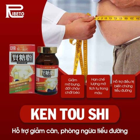 (DATE 2029) Viên Uống KenToushi Ribeto 180 Viên Chính Hãng Nhật Bản