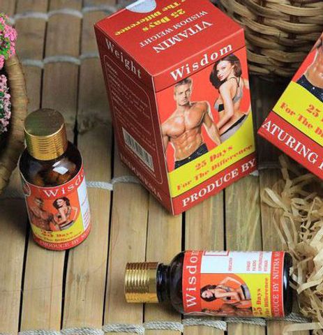 Loại Tốt Cao Cấp Viên Uống Wisdom Weight Tăng Cân Hiệu Quả - Sự Tốt Cho Người Gầy Ốm - Hộp 25 Viên Nutra Manufacturing Indonesia Đẳng Cấp Hàng Tuyển Cao Cấp
