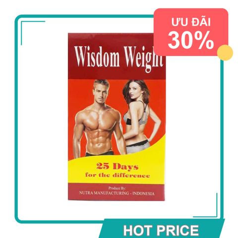 Hàng Chuẩn Viên Uống Wisdom Weight Tăng Cân Hiệu Quả - Sự Lựa Chọn Tốt