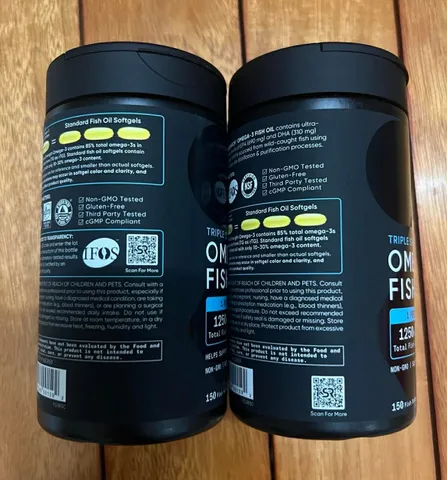 Viên Dầu cá Sports Research Omega-3- 150 viên - Bổ sung Omega-3 cho sức khỏe tim mạch và não bộ 1976