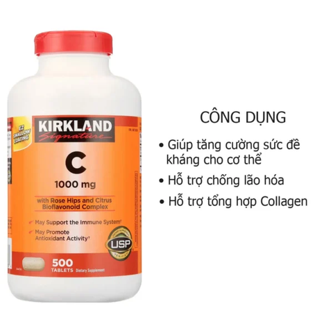 Viên Uống Bổ Sung Vitamin C (1000mg x 500 Viên)