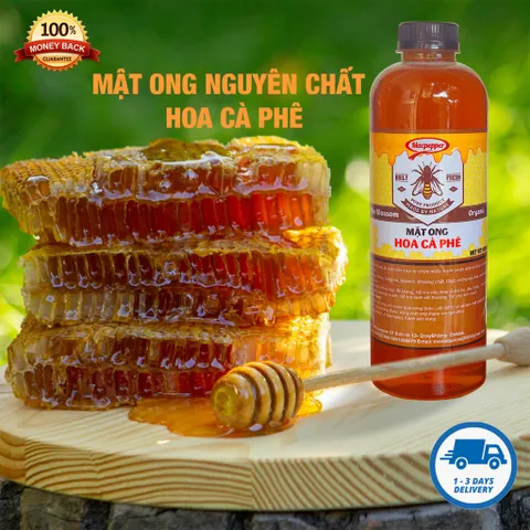 1000ml Mật Ong Hoa Cà Phê Nguyên Chất DakLak