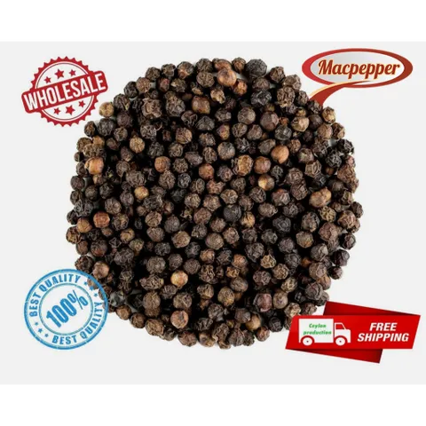 Tiêu Đen Nguyên Hạt Macpepper - Vị Cay Thơm Nồng, Nguyên Chất, Chọn lọc, Làm sạch bằng máy.
