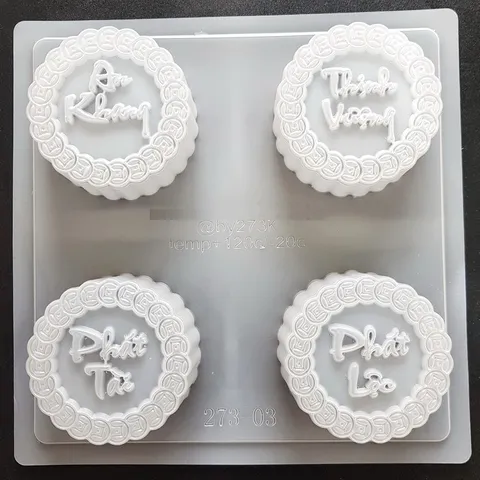 Khuôn rau câu trung thu An khang thịnh vượng Phát tài phát lộc - Loại 10 cm – Mã số 1285