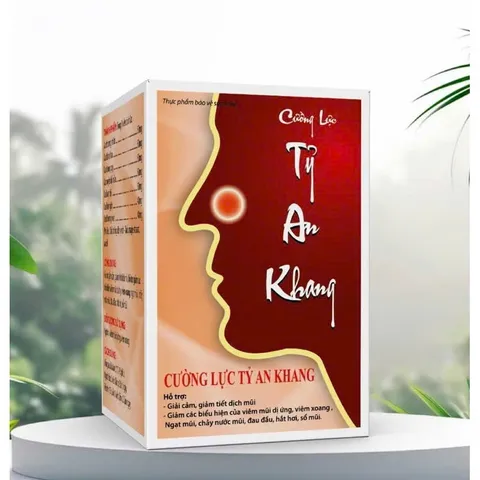 Viên uống hỗ trợ viêm xoang, viêm mũi dị ứng, mãn tính Cường lực tỷ an khang xuất xứ Malaysia - Hộp 34 viên - Mã số 1360
