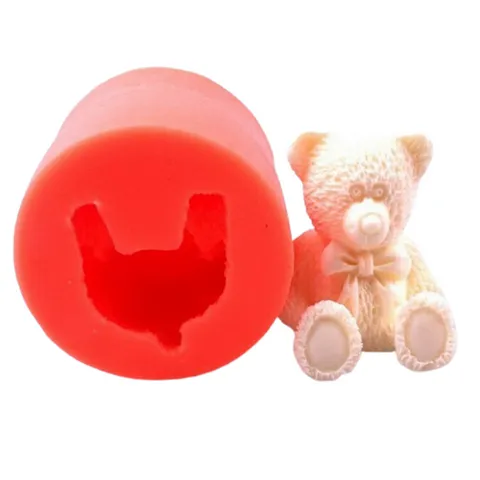 Khuôn silicon làm rau câu gấu Teddy - Mã số 1295 790564