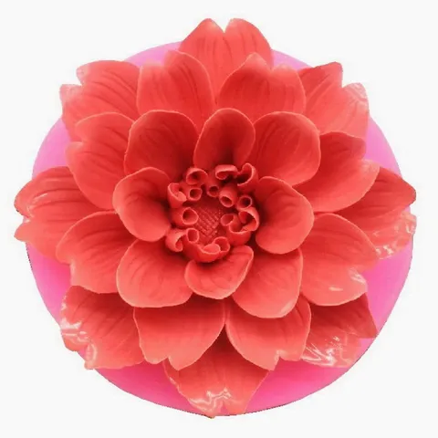 Khuôn silicone làm rau câu hoa cúc 3 tầng đại đóa - Loại 11 cm - Mã 1384