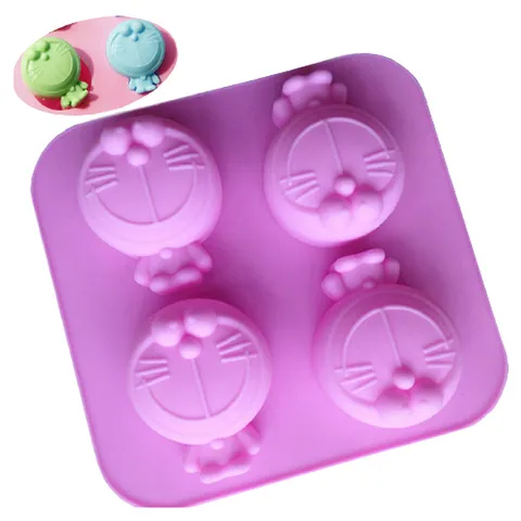 Khuôn rau câu silicone 4 hình Doremon – Mã 1426