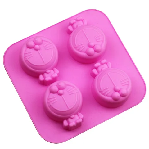 Khuôn rau câu silicone 4 hình Doremon – Mã 1426