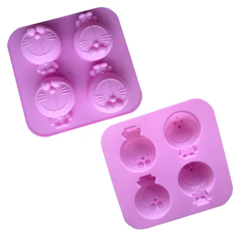 Khuôn rau câu silicone 4 hình Doremon – Mã 1426