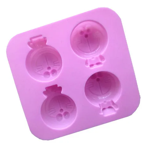 Khuôn rau câu silicone 4 hình Doremon – Mã 1426