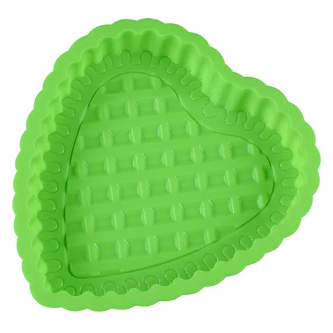 Khuôn silicone làm bánh, rau câu trái tim đan xen - Loại 24 cm – Mã 1105