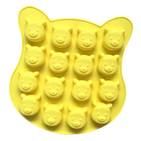Khuôn silicone làm rau câu, socola 16 hình Gấu Pooh – Mã 1453