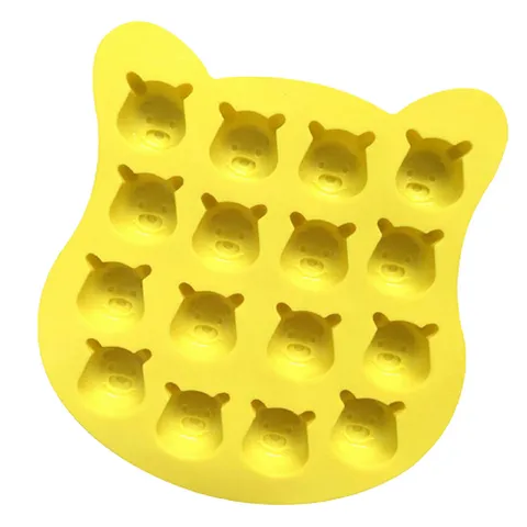 Khuôn silicone làm rau câu, socola 16 hình Gấu Pooh – Mã 1453