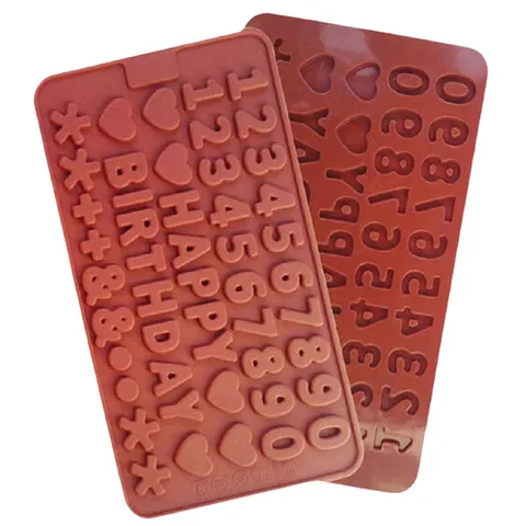 Khuôn rau câu silicone Happy Birthday - Mã 1297