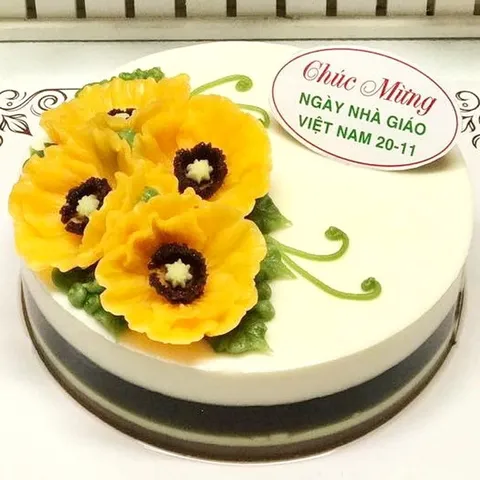 Khuôn rau câu silicone hoa Anh Túc Poppy - Kích thước 8 cm – Mã số 1692