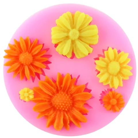 Khuôn silicone làm bánh, rau câu, socola các loại hoa – Mã 1641