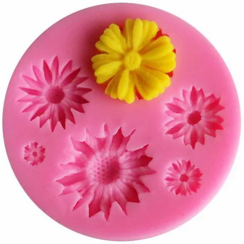 Khuôn silicone làm bánh, rau câu, socola các loại hoa – Mã 1641