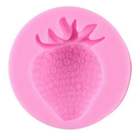 Khuôn rau câu silicone trái dâu tây - Mã 1112