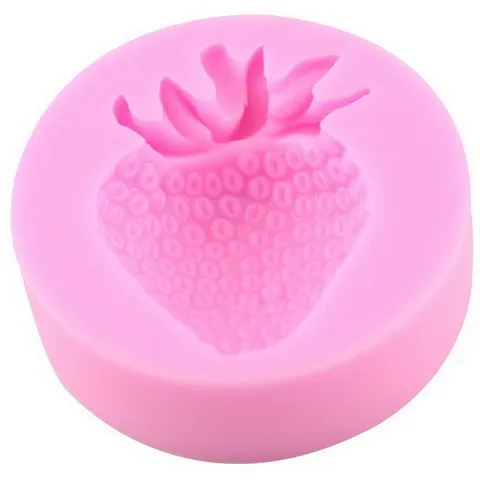 Khuôn rau câu silicone trái dâu tây - Mã 1112