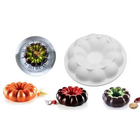 Khuôn silicone làm bánh, rau câu tròn bí ngô - Loại 21 cm - Mã 1167