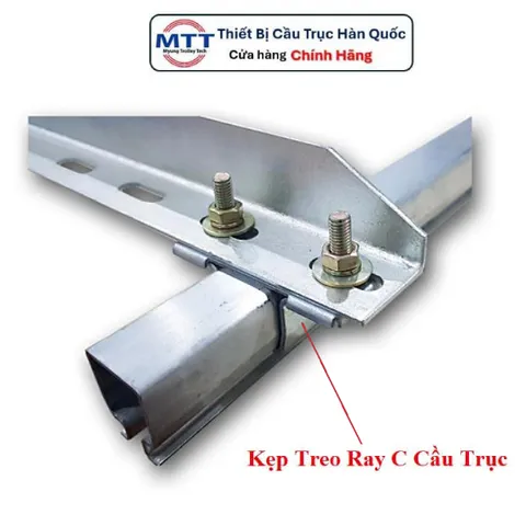 Kẹp treo ray chữ C cầu trục thương hiệu MYUNGSHIN (Hàn Quốc) - Kẹp treo ray dành cho hệ điện ngang cầu trục