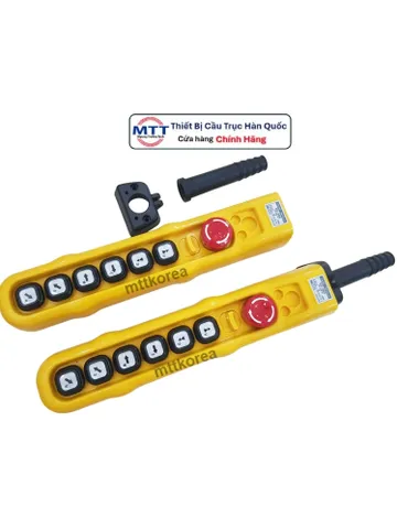 Tay bấm điều khiển palang cầu trục H06ECAA thương hiệu KG AUTO 6 nút 2 cấp độ điện áp 250V / 6A cấp bảo vệ IP65