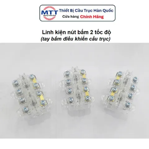 Nút bấm 2 tốc độ thương hiệu KG AUTO - Linh kiện tay bấm điều khiển cầu trục 2 cấp tốc độ