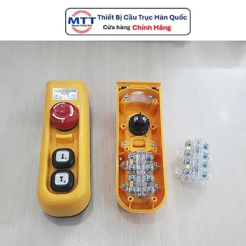Nút bấm 2 tốc độ thương hiệu KG AUTO - Linh kiện tay bấm điều khiển cầu trục 2 cấp tốc độ