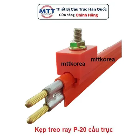 Kẹp treo ray điện P20 cầu trục thương hiệu MYUNG SHIN dùng cho ray điện 1P 3P 4P cầu trục xuất xứ Hàn Quốc chính hãng