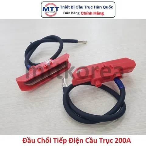 Đầu chổi tiếp điện cầu trục 200A thương hiệu MYUNG SHIN - Carbon Head 200A - Phụ kiện dùng cho tay lấy điện cầu trục