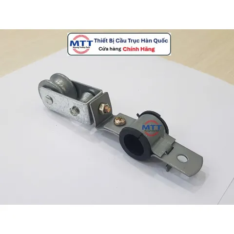 Con lăn treo cáp điện tròn cầu trục có đai ốc tùy chỉnh theo tiết diện dây điện khác nhau