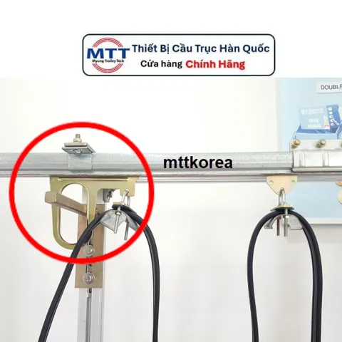 Con lăn dẫn đầu cáp ray C cầu trục (MS-LC1-01) thương hiệu MYUNG SHIN (Hàn Quốc) - Con lăn dẫn cáp điện dẹt cầu trục