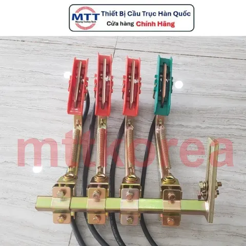 Tay lấy điện cầu trục 200A thương hiệu MYUNGSHIN - Phụ kiện cầu trục dùng trong hệ thống điện an toàn cầu trục 1P 3P 4P
