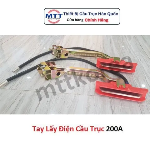 Tay lấy điện cầu trục 200A thương hiệu MYUNGSHIN - Phụ kiện cầu trục dùng trong hệ thống điện an toàn cầu trục 1P 3P 4P