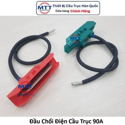 Đầu chổi điện cầu trục 90A Trolley Bar thương hiệu MYUNG SHIN nhập khẩu Hàn Quốc chính hãng dùng cho hệ ray 1P 3P 4P 6P