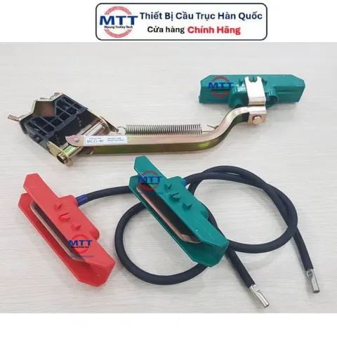 Đầu chổi điện cầu trục 90A Trolley Bar thương hiệu MYUNG SHIN nhập khẩu Hàn Quốc chính hãng dùng cho hệ ray 1P 3P 4P 6P