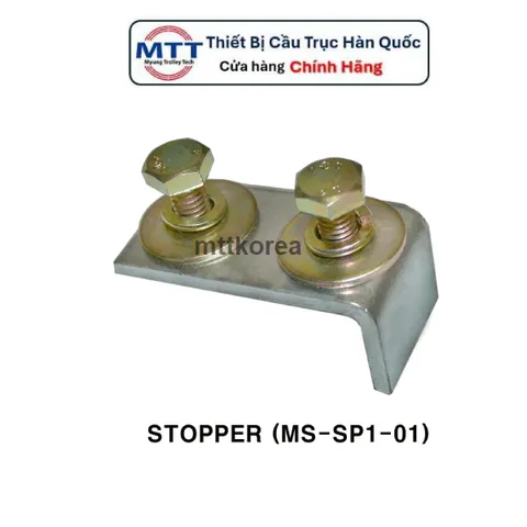 [HCM] Kẹp kết thúc ray C cầu trục (MS-sp1-01) thương hiệu MYUNG SHIN (Hàn Quốc) - Chốt chặn cuối ray C cầu trục