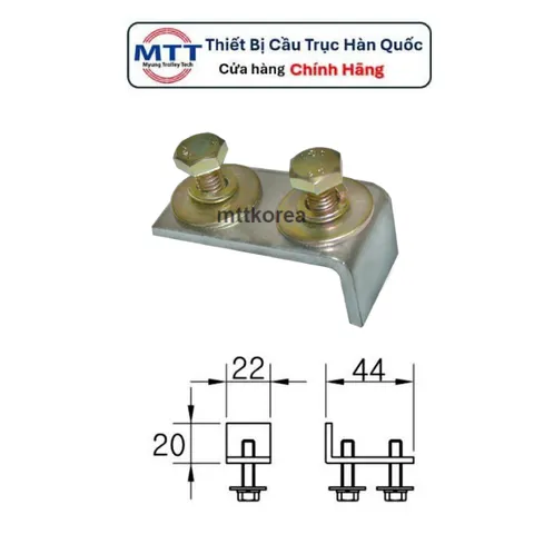 [HCM] Kẹp kết thúc ray C cầu trục (MS-sp1-01) thương hiệu MYUNG SHIN (Hàn Quốc) - Chốt chặn cuối ray C cầu trục
