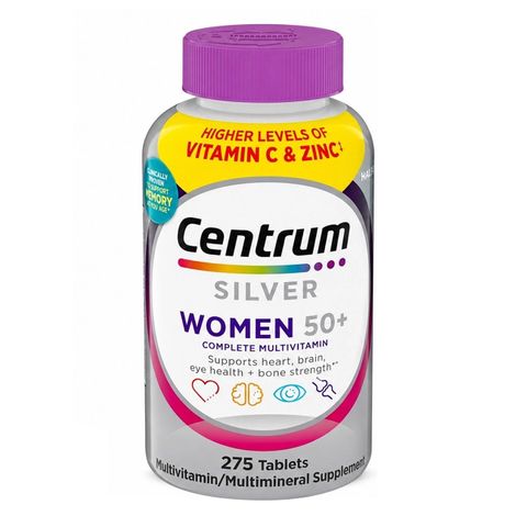 Centrum Silver Women 50+ giúp bổ sung các dưỡng chất thiết yếu hỗ trợ xương khớp và tăng cường sức khỏe tim mạch 275 viên sản xuất Mỹ