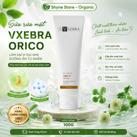 Sữa Rửa Mặt Vxebra Orico 100g