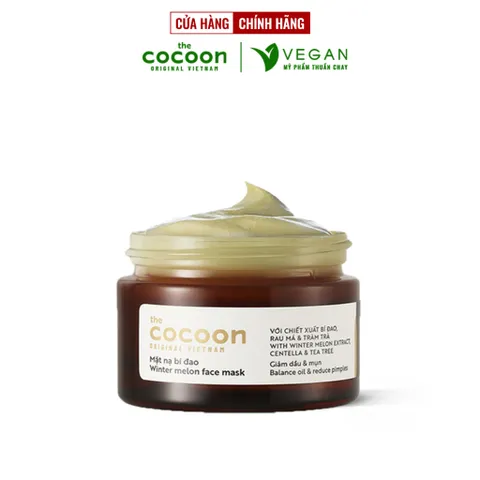 Mặt nạ bí đao the cocoon 30ml da dầu và mụn ẩn