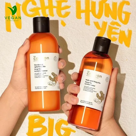 Bigsize - Nước nghệ Hưng Yên (toner) Cocoon làm sáng da & cấp ẩm 310ml thuần chay