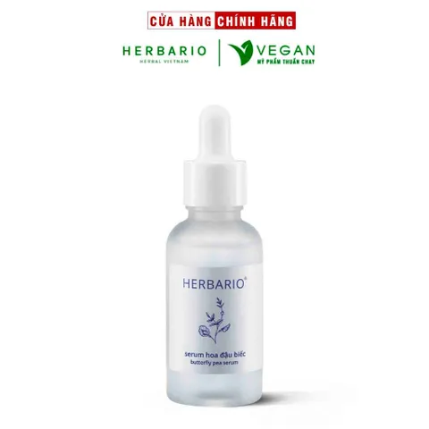 Serum Hoa Đậu Biếc ngăn ngừa lão hóa da 30ml herbario thuần chay
