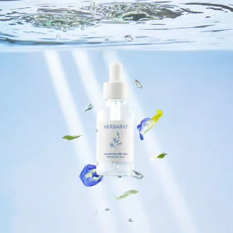 Serum Hoa Đậu Biếc ngăn ngừa lão hóa da 30ml herbario thuần chay