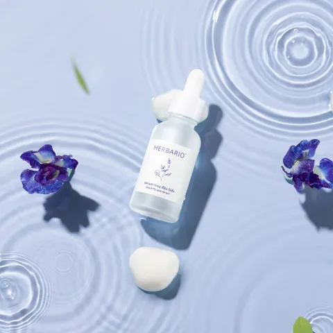 Serum Hoa Đậu Biếc ngăn ngừa lão hóa da 30ml herbario thuần chay