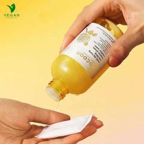 Nước tẩy trang hoa hồng cocoon 140ml sạch da cấp ẩm và làm dịu - VEGAN - Mỹ phẩm thuần chay